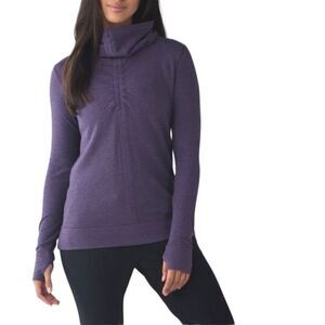 Lululemon In a Cinch Reversible Pullover Purple Top